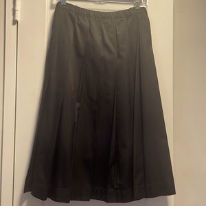 Versatile black pleated skirt.  Size small.